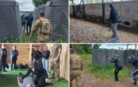 На Житомирщині тривають навчання в межах підготовки до національного спротиву