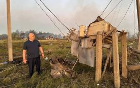 735 помешкань залишились без електрики через вибух поблизу с. Березина