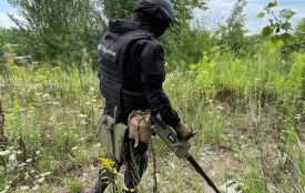 У Коростишеві при будівництві знайшли стару мінометну міну