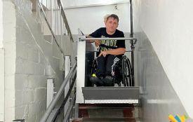 Ще один електропідйомник встановили у житомирській багатоповерхівці