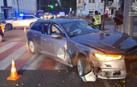 Подробиці автопригоди без потерпілих на перехресті вулиці Великої Бердичівської та Старого бульвару