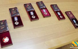 Державні нагороди Героїв передали родинам загиблих військових Сухопутних військ України ЗСУ