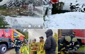 У рамках навчань ГУ ДСНС на Житомирщині ліквідовували пожежу із розливу нафтопродуктів