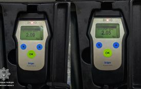 З  2,09 проміле алкоголю в крові і без прав: у Житомирі вночі двічі зупиняли 22-річну порушницю