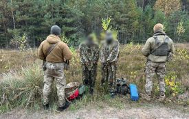На Житомирщині затримали двох киян у маскувальних костюмах, які намагались перетнути кордон