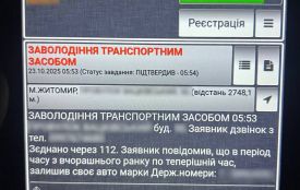 У Житомирі нетверезий чоловік забув, де припаркував автівку, і викликав патрульних, заявивши про її викрадення