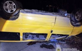 У Романівській громаді перекинувся мікроавтобус: травмовано водія та четверо пасажирів