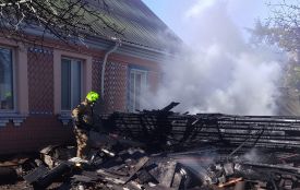 У Коростишеві під час спалення сміття отримав опіки 72-річний чоловік