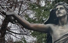 Завершилась реставрація скульптури Вознесіння Ісуса Христа