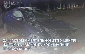 За фактом смертельної ДТП у центрі Житомира відкрито кримінальне провадження