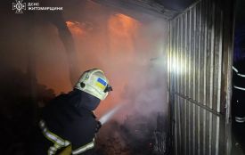 Вночі у Бердичеві горів магазин