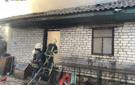 У Станишівці рятувальники ліквідували пожежу господарської споруди