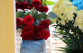 На щиті в рідний Житомир повернувся мужній Воїн Олександр Хоменко