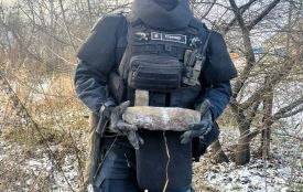 Піротехніки ДСНС області знешкодили артснаряд часів Другої світової війни, знайдений у селі Житомирського району