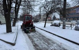 У Житомирі проводять превентивну обробку доріг і тротуарів