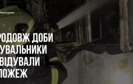 Упродовж доби рятувальники Житомирщини ліквідували 10 пожеж