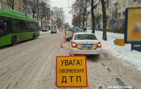 Вчора на перехресті вулиць Київської та Івана Мазепи  сталася ДТП з травмуванням пішоходки