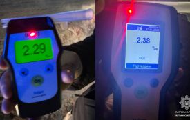 Вночі патрульні зупинили двох водіїв за порушення ПДР — керманичі були дуже п’яні