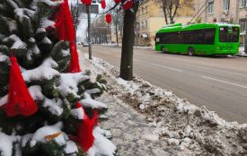 У зв’язку з складними погодними умовами у місті можуть бути перебої з громадським транспортом