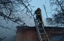 У Бердичеві під час гасіння пожежі в дерев’яному житловому будинку виявлено тіло людини