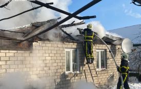 Сьогодні вдень рятувальники ліквідували загоряння у житловому будинку в Черняхові