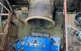 У Житомирі комунальники усю ніч працювали над усуненням проблеми водопостачання