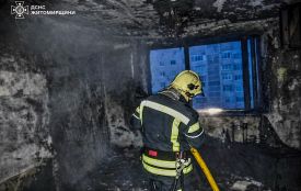 Пожежа в квартирі 9-поверхівки в Житомирі: врятовано 90-річного чоловіка