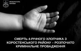 4-річний хлопчик помер від пневмонії  у Коростенському районі - розпочато кримінальне провадження