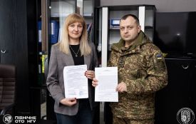 Обласний центр «Сонячний Дім» уклав договір про співпрацю з військовою частиною Національної гвардії України