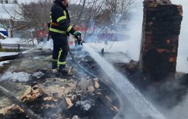 Рятувальники ліквідували пожежу у житловому будинку в селі Бейзимівка