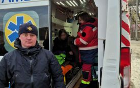 У Карпатах рятувальники допомогли 21-річному житомирянину і його подрузі-киянці, які замерзали в горах