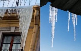 Правила безпеки під час відлиги та падіння бурульок з дахів