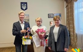 Голова БФ «Надія Є» Надія Юшкевич отримала подяку міського голови