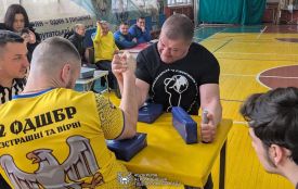 У Житомирі відбувся відкритий чемпіонат області з пара-армрестлінгу для осіб з інвалідністю