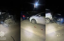 На вулиці Шевченка нетверезий керманич вчинив ДТП за участю 5 автомобілів
