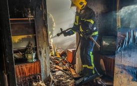 У Коростені під час пожежі в квартирі п’ятиповерхівки врятовано жінку