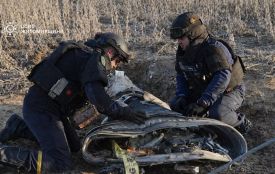 На Житомирщині знешкодили 500-кілограмову бойову частину російської ракети  "Кинджал". ВІДЕО