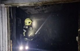 У Коростишеві під час пожежі вогнеборці врятували літню жінку