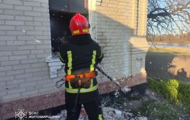 У Бердичівському районі на пожежі постраждали двоє людей