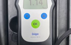 14 водіїв з ознаками алкогольного чи наркотичного сп’яніння виявили за минулий тиждень патрульні