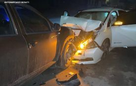 Пошкодив 3 автомобілі і втік: у Житомирі затримали винуватця ДТП на вул. Бориса Тена