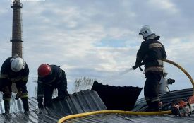 У Малині вчора горів столярний цех