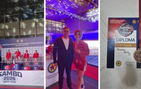 Віолетта Кумечко виборола бронзову нагороду на чемпіонаті Європи з боротьби самбо серед юніорів та юніорок