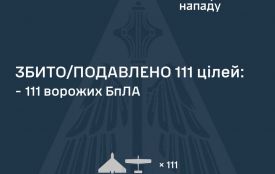 Вночі сили ППО збили 111 ворожих БпЛА