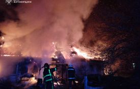 На пожежі в с. Клітище Житомирського району травмувався чоловік
