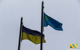 У Житомирі підняли кримсько-татарський прапор як знак підтримки кримськотатарського народу