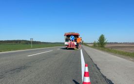 На «Варшавці» в межах Житомирської області завершили поновлювати дорожнє маркуванння