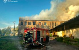 В Олевську горів двоповерховий будинок