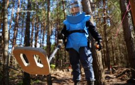 Сапери ДСНС очищують території Малинської громади від вибухонебезпечних предметів