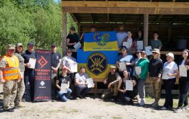 Переселенці та охочі громадяни пройшли підготовку з національного спротиву